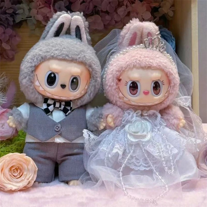 15 17cm For Labubu Doll Weddin - Baby Clothes 评论和价格