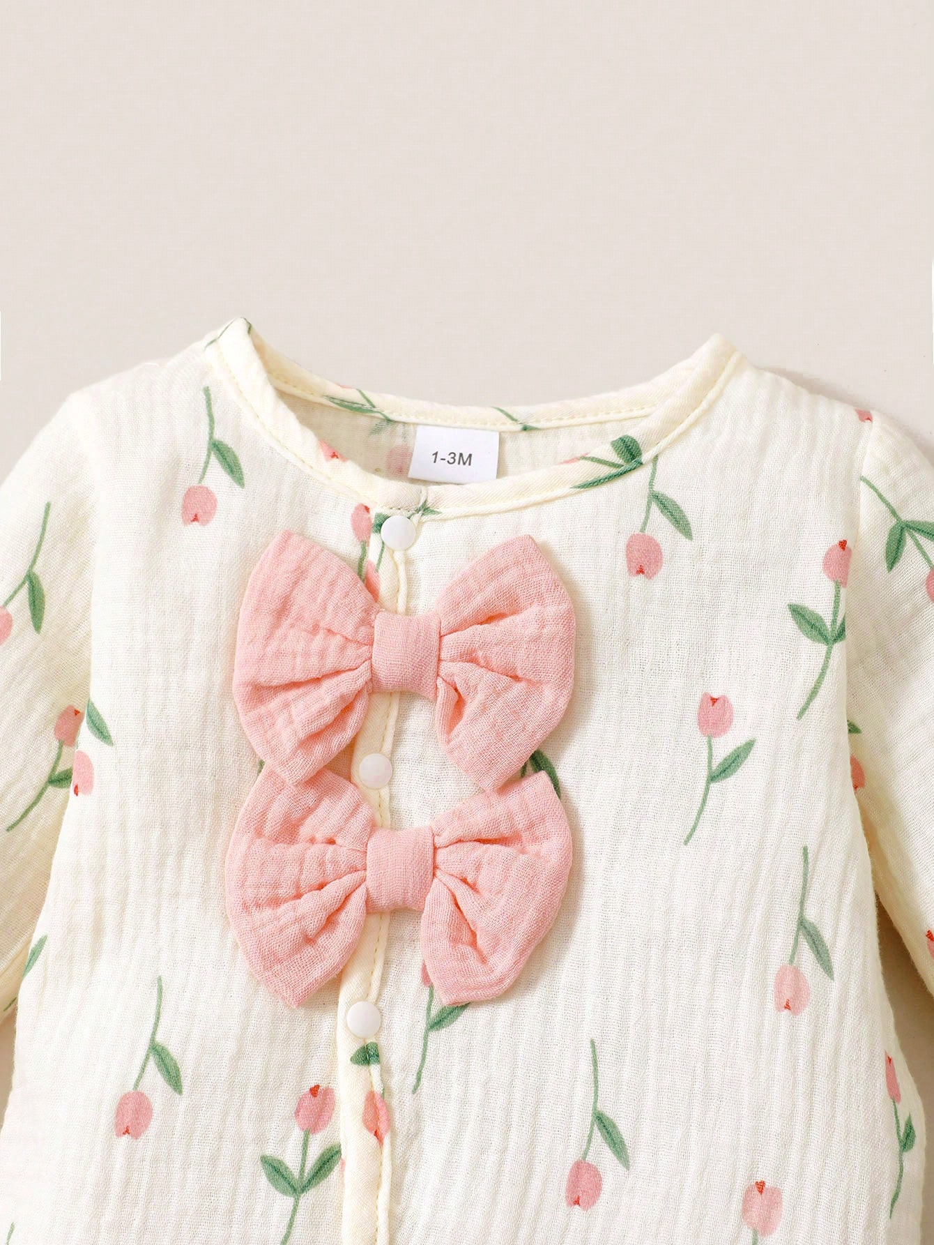 Baby Girl Spring and Autumn Lo - Newborn Baby Girl Romper Floral 评论和价格