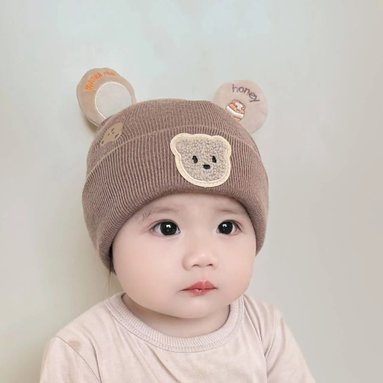 Wnter Warm Baby Beanie Hat Cut - Infant Beanie Hat With Ears 评论和价格